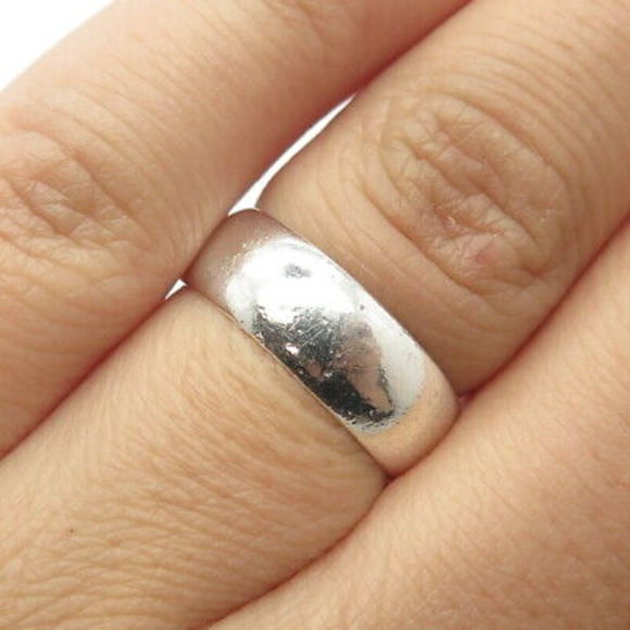 Jewelry - 925 Sterling Silver Vintage Classic Band Ring Size 6
